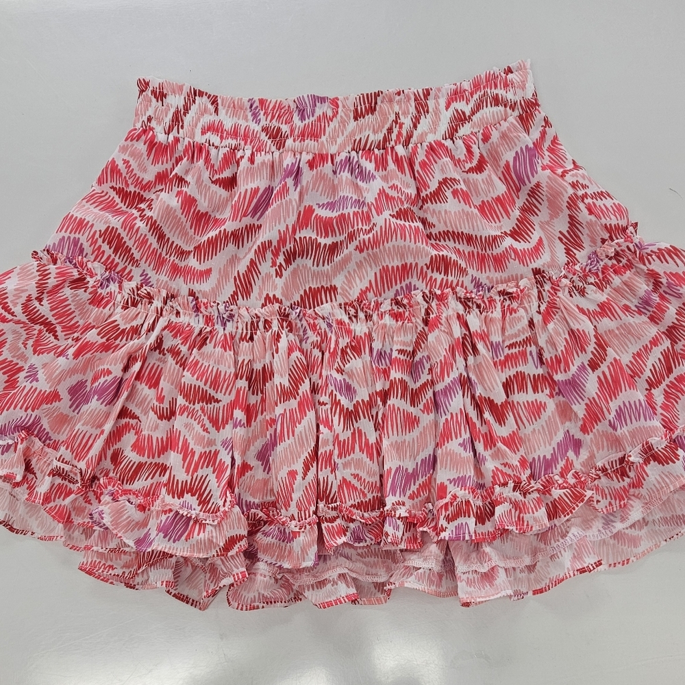 NWOT Sincerly Ours Pink and Red Patterned Women's Skirt